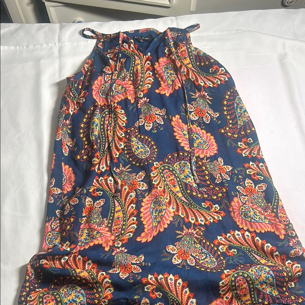 As U Wish Multicolor Paisley Dress